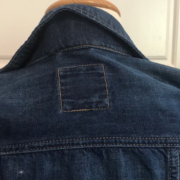 dark wash jean jacket - Picture 5 of 6